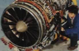 Un des deux moteur du Rafale